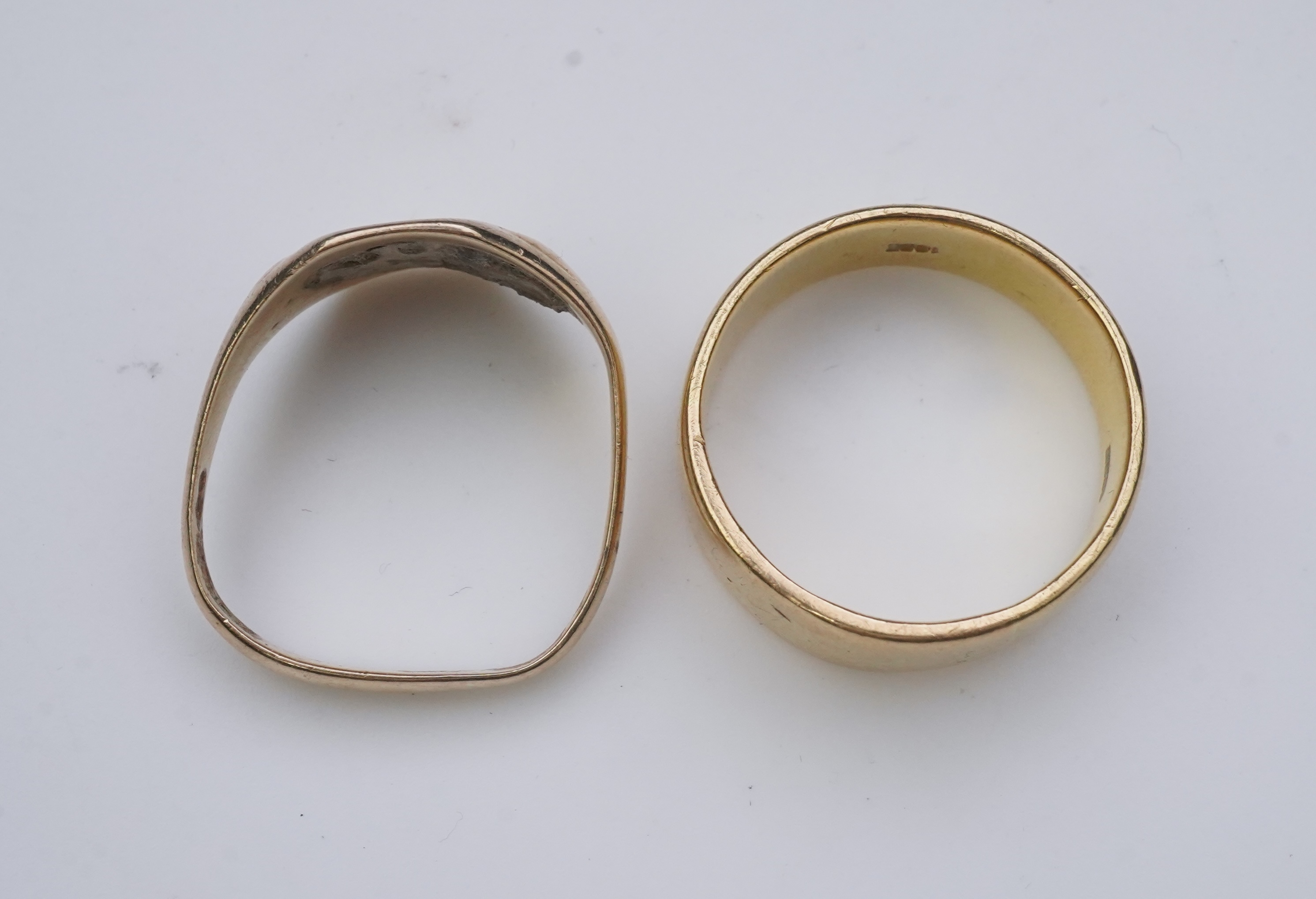 Two gold rings